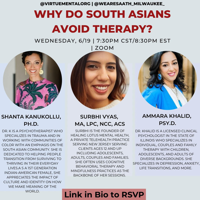 South Asian Mental Health — Panel discussion feature